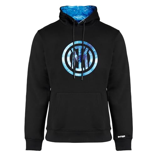 Inter Unisex Galaxy Hoodie Kapuzenpullover, Schwarz, M von Inter