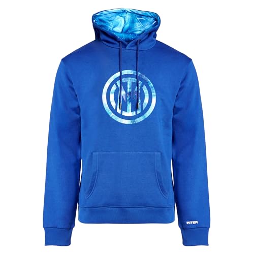 Inter Unisex Galaxy Hoodie Kapuzenpullover, blau, S von Inter