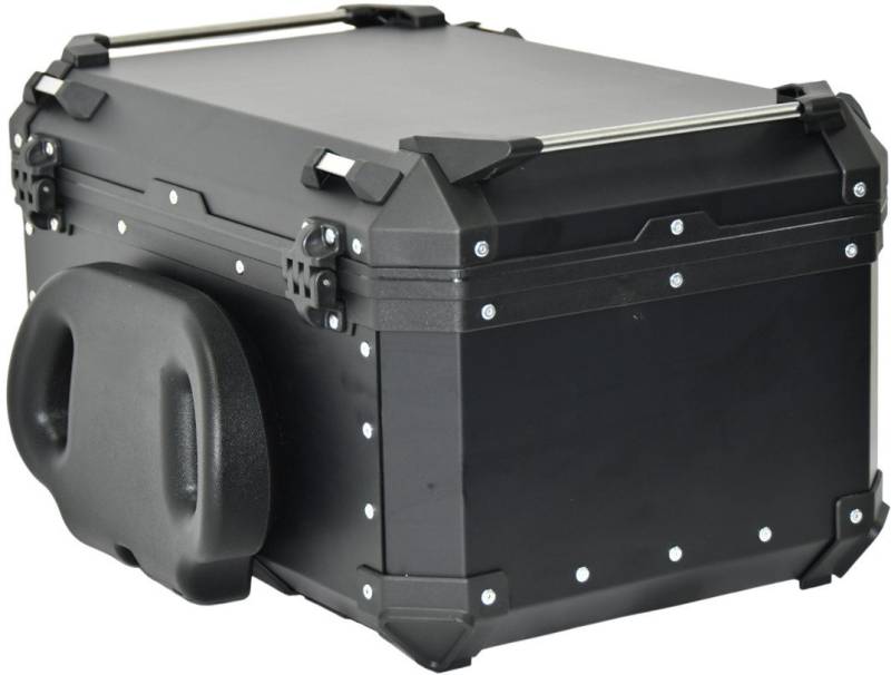 FC-Moto Handgepäck-Topcase Terreno Expert 65 L Alu Topcase mit verstellbarer Rückenlehne, Hartschalenkonstruktion,wasserabweisend von FC-Moto
