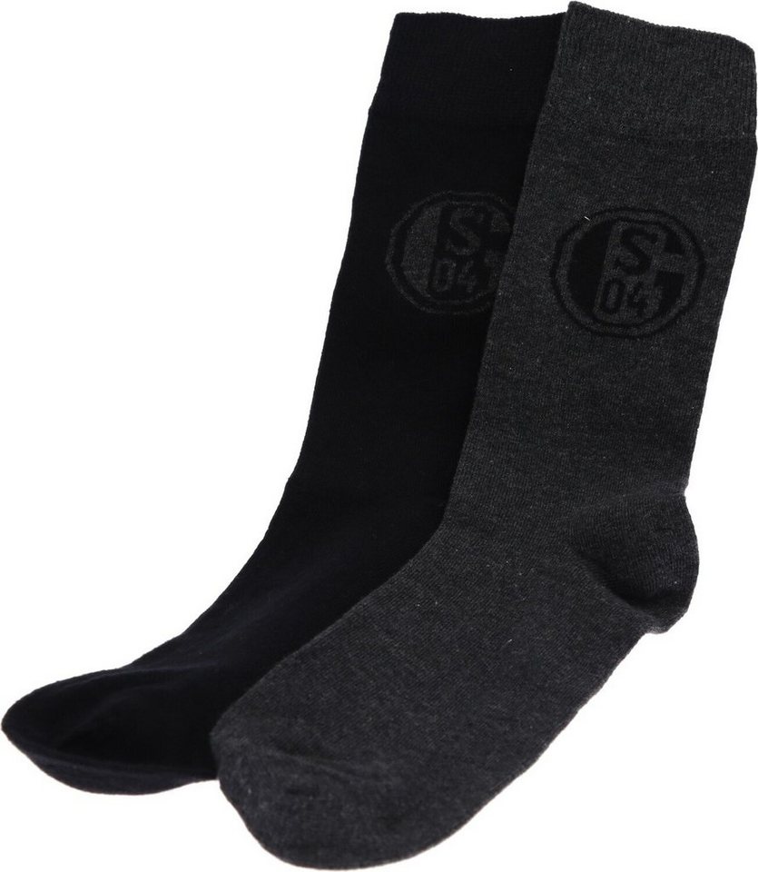FC Schalke 04 Businesssocken 2er Pack Gr. 43-46 78%Baumwolle,14%Polyester,6%Polyamid,2%Elasthan Größe: 43-46 von FC Schalke 04