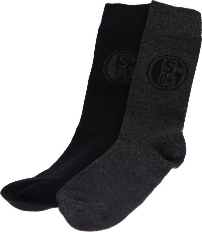 FC Schalke 04 Businesssocken 2er Pack Gr. 43-46 78%Baumwolle,14%Polyester,6%Polyamid,2%Elasthan Größe: 43-46 von FC Schalke 04