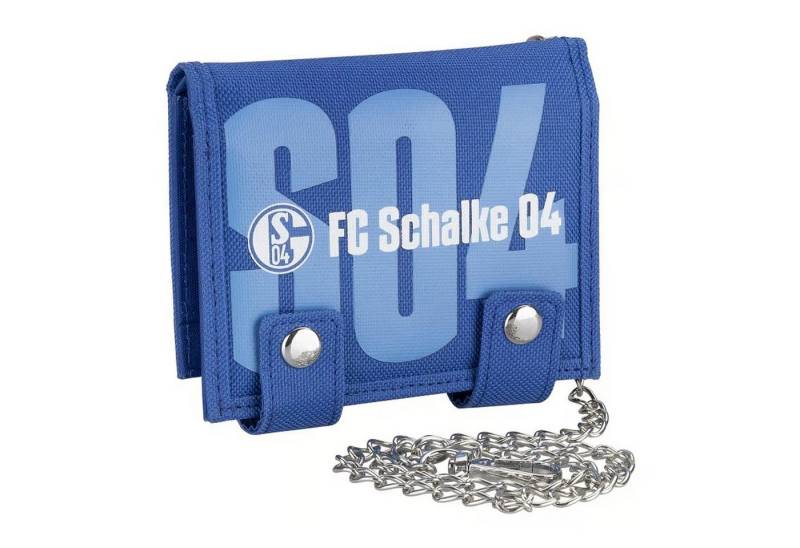FC Schalke 04 Geldbörse mit Kette 11 × 9 × 2 cm mit insgesamt 14 Fächern von FC Schalke 04