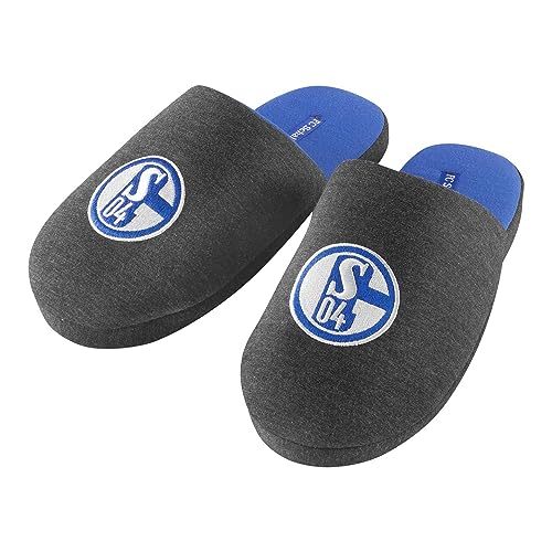 FC Schalke 04 Hausschuhe (anthrazit, eu_footwear_size_system, adult, numeric_range, medium, numeric_46, numeric_47) von FC Schalke 04