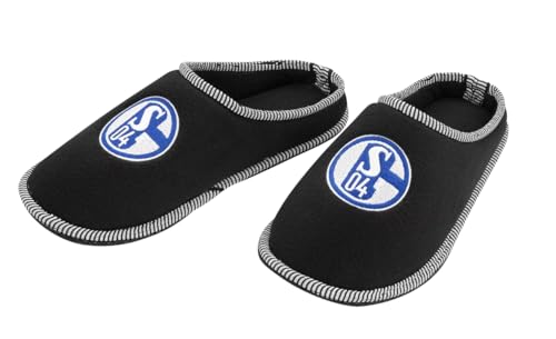 FC Schalke 04 S04 Pantoffeln schwarz (Schwarz, EU Schuhgrößensystem, Erwachsene, Numerisch (von/bis), M, 42, 43) von FC Schalke 04
