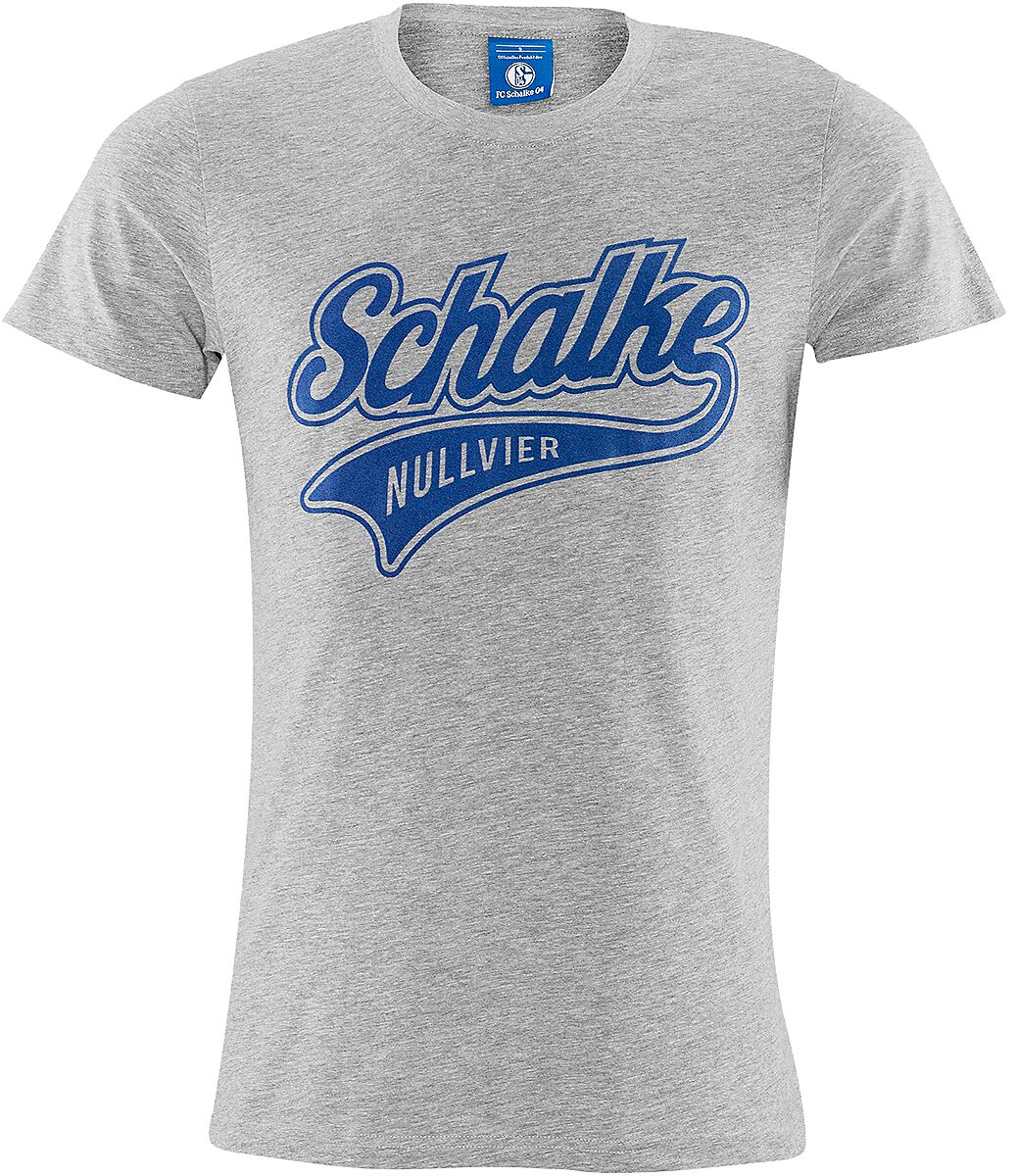 FC Schalke 04 T-Shirt - Schalke - S - für Männer - Größe S - grau von FC Schalke 04