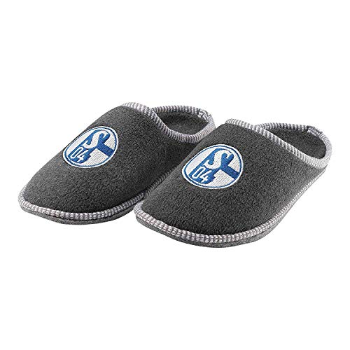 Schalke 04 Schuhe Hausschuhe Pantoffeln FC Sticker Gelsenkirchen Forever, Filzhausschuhe Gr. 28-46 (38/39) von FC Schalke 04