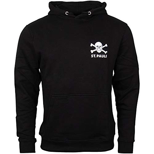 FC St. Pauli Kapuzenpullover Totenkopf klein - schwarz (XL) von FC St. Pauli