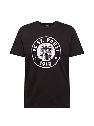FC St. Pauli Logo Männer T-Shirt schwarz S von FC St. Pauli