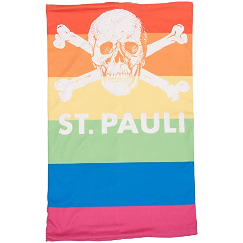 FC St. Pauli Schlauchschal Umhängetuch Schlauchtuch Multifunktionstuch Schal Tuch Aufdruck Totenkopf Damen Herren Unisex Regenbogen von FC St. Pauli