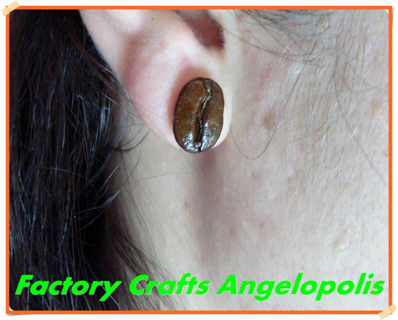 Zurück Zu Basics - Handmade Earrings With Real Coffee Beans von FCANGELOPOLIS