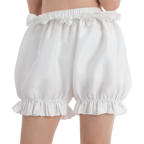 FCCAM Vintage Bloomers Damen Shorts mit Spitze viktorianische Shorts Bloomers Shorts Damen Vintage Bloomers Shorts L/XL von FCCAM