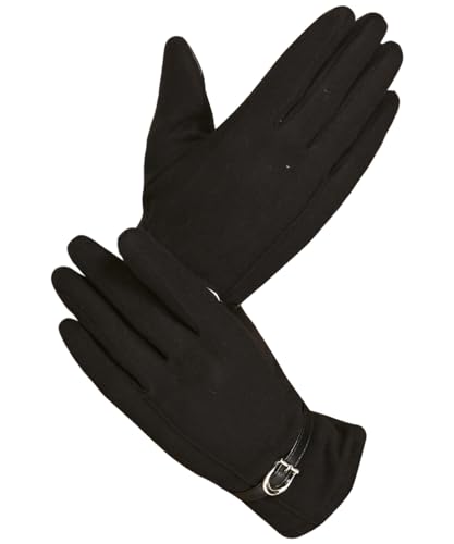 FCHITOP Damen Winterhandschuhe Touchscreen Warm Wildleder Handschuhe Texting Thermal Winddicht für Laufen Fahren Outdoor Sport Handschuhe von FCHITOP