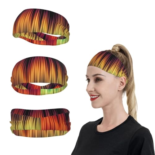 Farbige Wellenform Sport-Stirnbänder für Männer und Frauen, Schweißbänder, feuchtigkeitsableitend, Workout-Schweißbänder, Herren, Lauf-Stirnband, Schweiß-Stirnbänder für Tennis, dehnbares Haarband Farbige Wellenform Sport-Stirnbänder für Männer und Frauen, Schweißbänder, feuchtigkeitsableitend, Workout-Schweißbänder, Herren, Lauf-Stirnband, Schweiß-Stirnbänder für Tennis, dehnbares Haarband von FCTVASDM