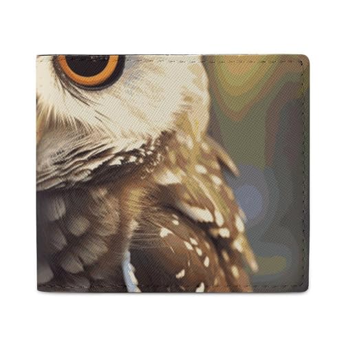 Brieftasche Card Case Münze Geldbörse Herren Nette Eule Gedruckt Geldbörse für den täglichen Gebrauch und passt in jede Tasche mit Leichtigkeit, Stil, One Size, Stil, One Size, Stil, One size von FCTVSKLN