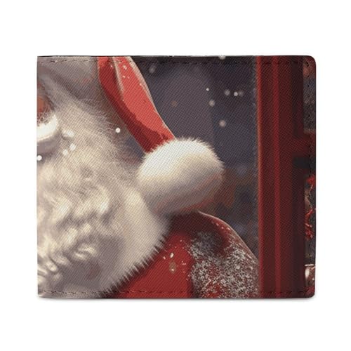 Brieftasche Card Case Münze Geldbörse Herren Weihnachtsmann Gedruckt Geldbörse für den täglichen Gebrauch und passt in jede Tasche mit Leichtigkeit, Stil, One Size, Stil, One Size, Stil, One size von FCTVSKLN