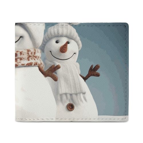 Brieftasche Kartenetui Brieftasche Herren Happy Schneemann Gedruckt Geldbörse für den täglichen Gebrauch und passt in jede Tasche mit Leichtigkeit, Stil, One Size, Stil, One Size, Stil, One size von FCTVSKLN