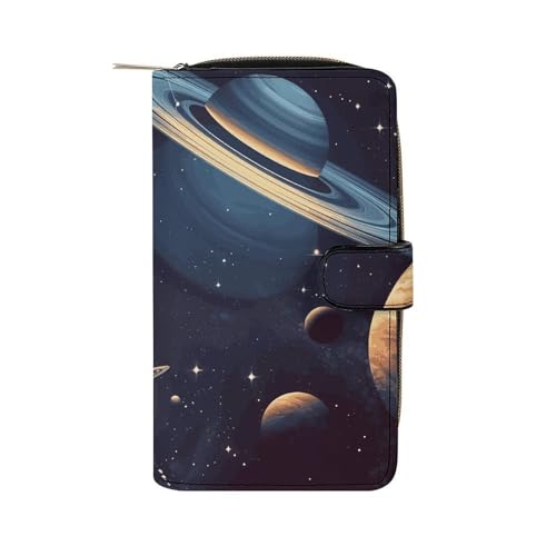 FCTVSKLN Geldbörse für Männer Brieftasche Kartenhalter Reißverschluss Außenbereich bedruckte Brieftasche mehrere Kreditkartenhalter Brieftasche für Männer Frauen, Stil, 19.7 * 11 * 3.5cm, lässig, Stil von FCTVSKLN