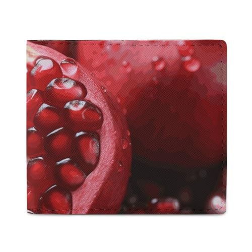 Geldbörse Kartenetui Münzbörse Herren Granatapfel Obst bedruckte Geldbörse für den täglichen Gebrauch und passt in jede Tasche mit Leichtigkeit, Stil, Einheitsgröße, Stil:, Einheitsgröße von FCTVSKLN