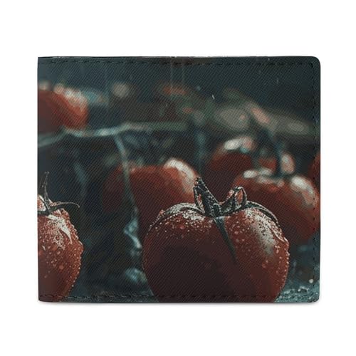 Geldbörse Kartenetui Münzbörse Herren Water The Tomatoes bedruckte Geldbörse für den täglichen Gebrauch und passt in jede Tasche mit Leichtigkeit, Stil, Einheitsgröße, Stil:, Einheitsgröße von FCTVSKLN