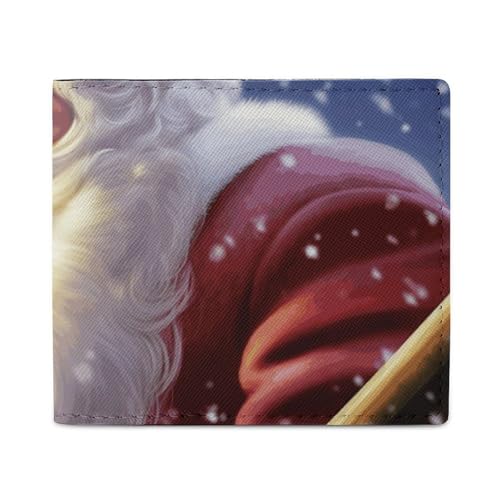 Geldbörse Kartenetui Münzbörse Herren Weihnachtsmann bedruckte Geldbörse für den täglichen Gebrauch und passt in jede Tasche mit Leichtigkeit, Stil, Einheitsgröße, Stil:, Einheitsgröße von FCTVSKLN