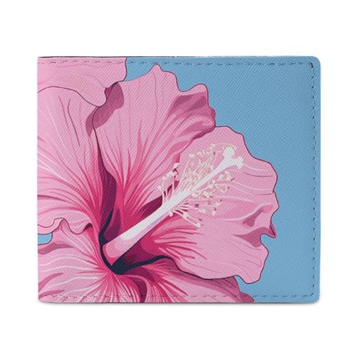 Geldbörse Kartenetui Münzbörse Herren Zwei Hibiskusblumen bedruckte Geldbörse für den täglichen Gebrauch und passt in jede Tasche mit Leichtigkeit, Stil, Einheitsgröße, Geldbörse, Stil:, Einheitsgröße von FCTVSKLN