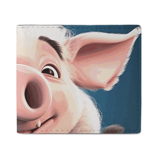 Geldbörse Kartenetui Münzbörse Herren lächelnd bedruckte Geldbörse für den täglichen Gebrauch und passt in jede Tasche mit Leichtigkeit, Stil, Einheitsgröße, Stil:, Einheitsgröße von FCTVSKLN