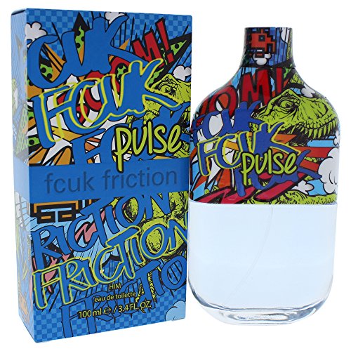 French Connection UK Friction Pulse Eau de Toilette für Herren, 100 ml von FCUK