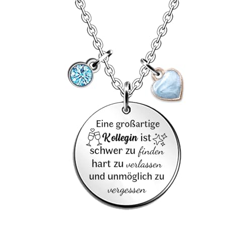 Anhänger Halskette Weihnachts Freund Charme Hals Schnürsenkel Tochter Schwester Geburtstags Cousine Abschlussgeschenk Mama Muttertag Schmuck schätzen Ehefrau Valentinstag Andenken (Kollegin) von FCZIVA