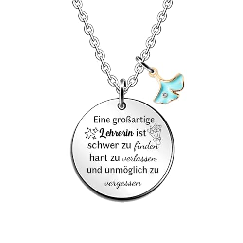 Anhänger Halsketten Lehrerin Weihnachts Schätzen verstellbare Kette Zitate Gravierte Frauen Geburtstagsschmuck Lehrertag Personalisiertes Begleiten Fantastisches Andenken von FCZIVA