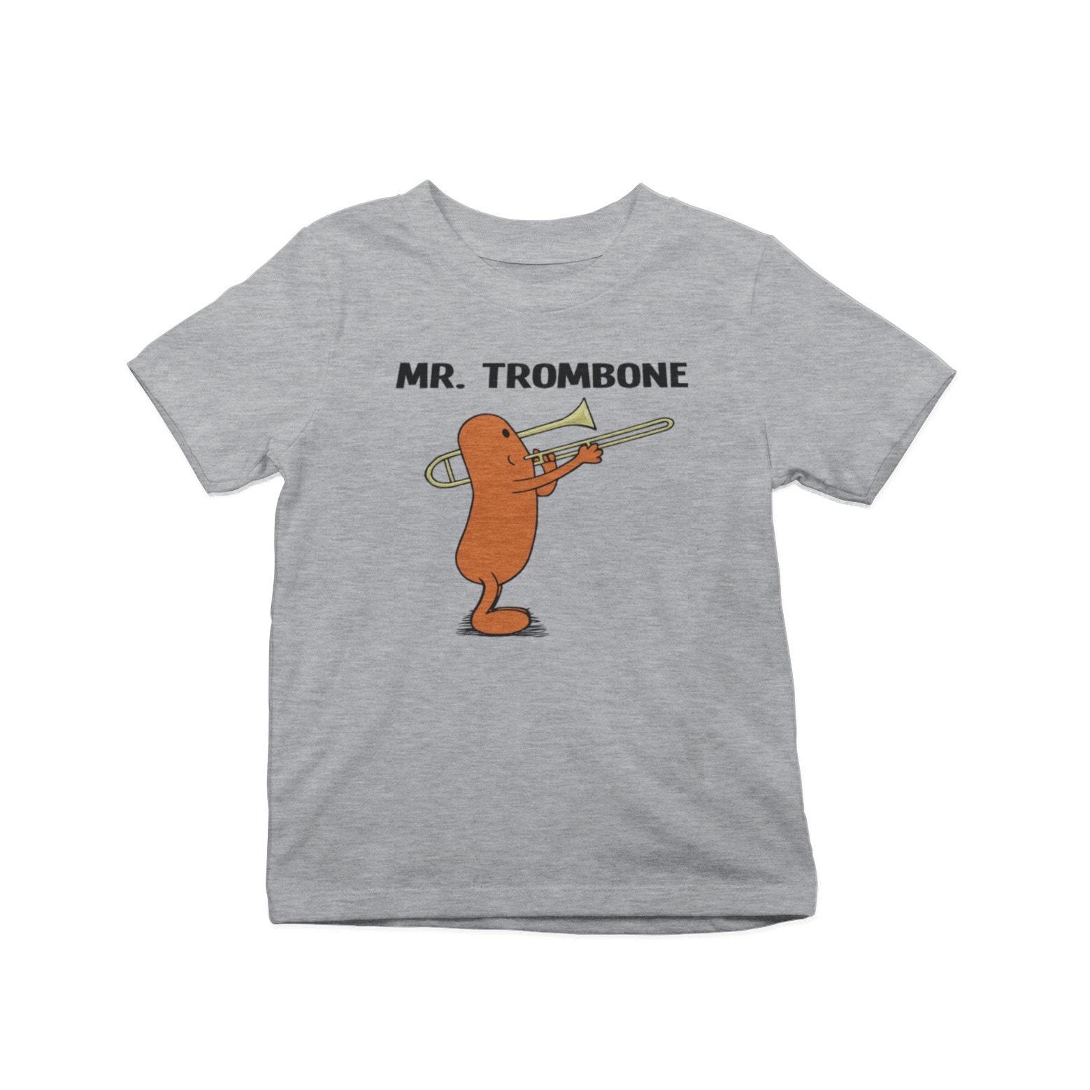 Mr Posaune Kinder T-Shirt Aus Bio-Baumwolle, Nachhaltiges Musiker Geschenk Für Jungs von FCliga