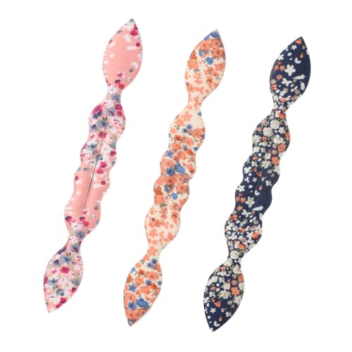 FDCGAS Haarknoten - 3 pcs Französischer Haarknoten Maker Französisch Donut Haar Dutt Faule Haar Lockenwickler Dutt Clips Einfarbig Mode Haar Bun Wraps Frisur Haar Styling Zubehör für Frauen Mädchen von FDCGAS