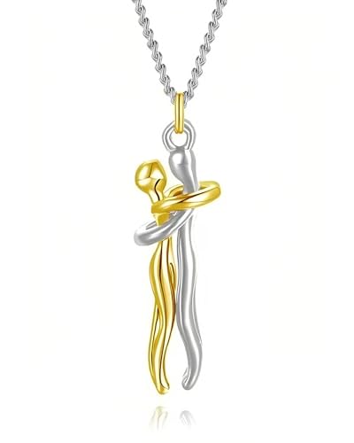 FDCGAS Umarmung Paar Halskette 925 Sterling Silber Umarmungs Halskette Geschenke zum Jahrestag Geburtstagsgeschenk valentinstag geschenk für sie FDCGAS Umarmung Paar Halskette 925 Sterling Silber Umarmungs Halskette Geschenke zum Jahrestag Geburtstagsgeschenk valentinstag geschenk für sie von FDCGAS