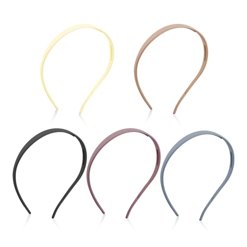 5 Stück Einfache Haargummis, Modische Haar-Accessoires, Dünne Haargummis Für Damen, Haar-Accessoires, Rutschfeste Haargummis von FDGGT