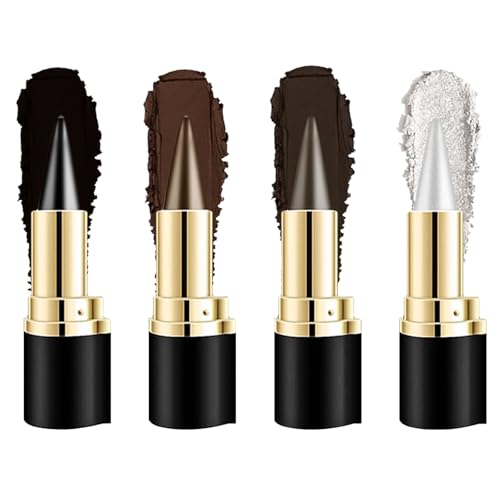 4 Farben Lidstrich Stift, Kajal Wasserfest, Matte Schnell Trocknender Eyeliner Set, Long Lasting Smudge-Proof Eye Liners, Kajalstift, Für Den Idealen Lidstrich Ein Alltägliches Lang Anhaltendes Augen von FDJZXW