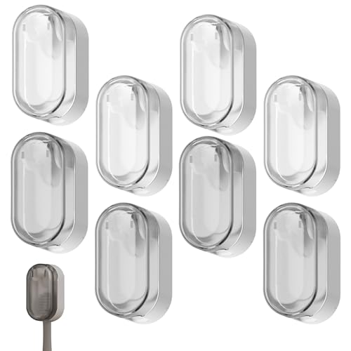 8 Stück Zahnbürsten Schutzkappe, Selbstklebender Zahnbürsten Organizer, Tragbares Reise Zahnbürste Schutzkappe, Zahnbürste Abdeckung,Zahnbürste Schutzhülle,für Familienreisen Camping Badezimmer Schule von FDJZXW