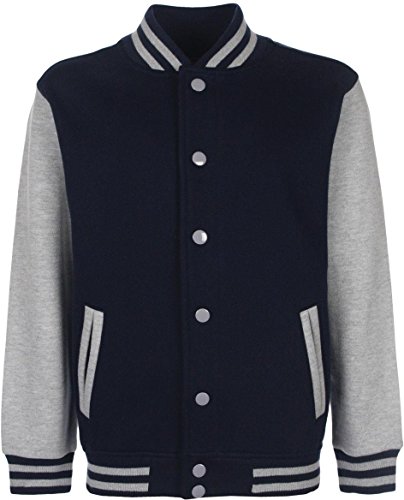 College-Jacke/Freizeitjacke - für Damen und Herren Farbe Marine/Hellgrau Größe M College-Jacke/Freizeitjacke - für Damen und Herren Farbe Marine/Hellgrau Größe M von FDM