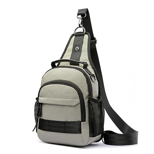 FDOIUTU Diese moderne Umhängetasche verfügt über mehrere Reißverschlussfächer, einen verstellbaren Schultergurt und ein geräumiges Hauptfach (Aprikose) von FDOIUTU