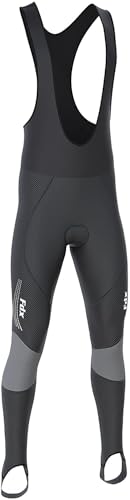 FDX Herren Thermodream Radhose 3D Gepolstert Thermo Wasserabweisend Super Roubaix-Gewebe Winddicht Schnell Trocknend Fahrradhose Winter Radhose Fahrradleggings von FDX