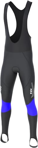 FDX Herren Thermodream Radhose 3D Gepolstert Thermo Wasserabweisend Super Roubaix-Gewebe Winddicht Schnell Trocknend Fahrradhose Winter Radhose Fahrradleggings von FDX
