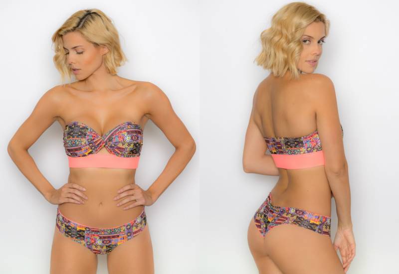 Agadir Sally Bandeau Top Und Bonita Reversible Bottom von FDboutique
