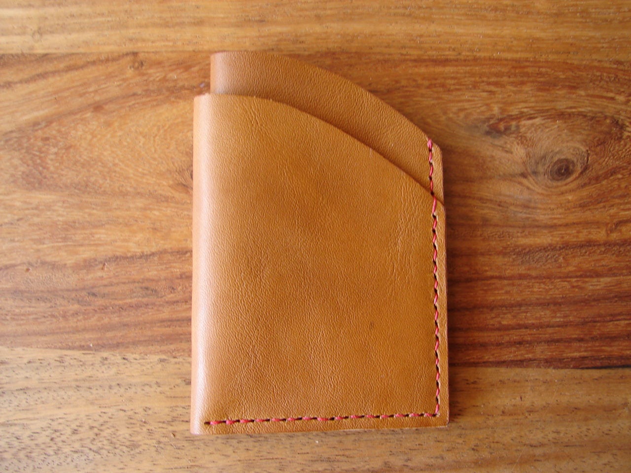 Hellbraunes Leder - Portemonnaie Für Karten Und Scheine Hellbraunes Leder - Portemonnaie Für Karten Und Scheine von FDixonCrafts
