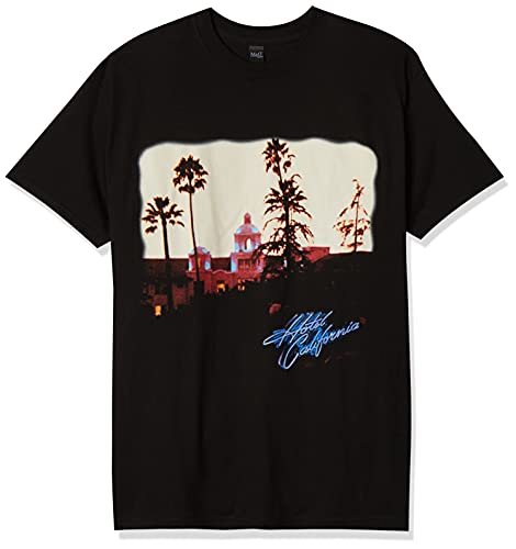 FEA Herren T-Shirt Eagles Hotel California Short Sleeve, schwarz, Klein von Old Glory