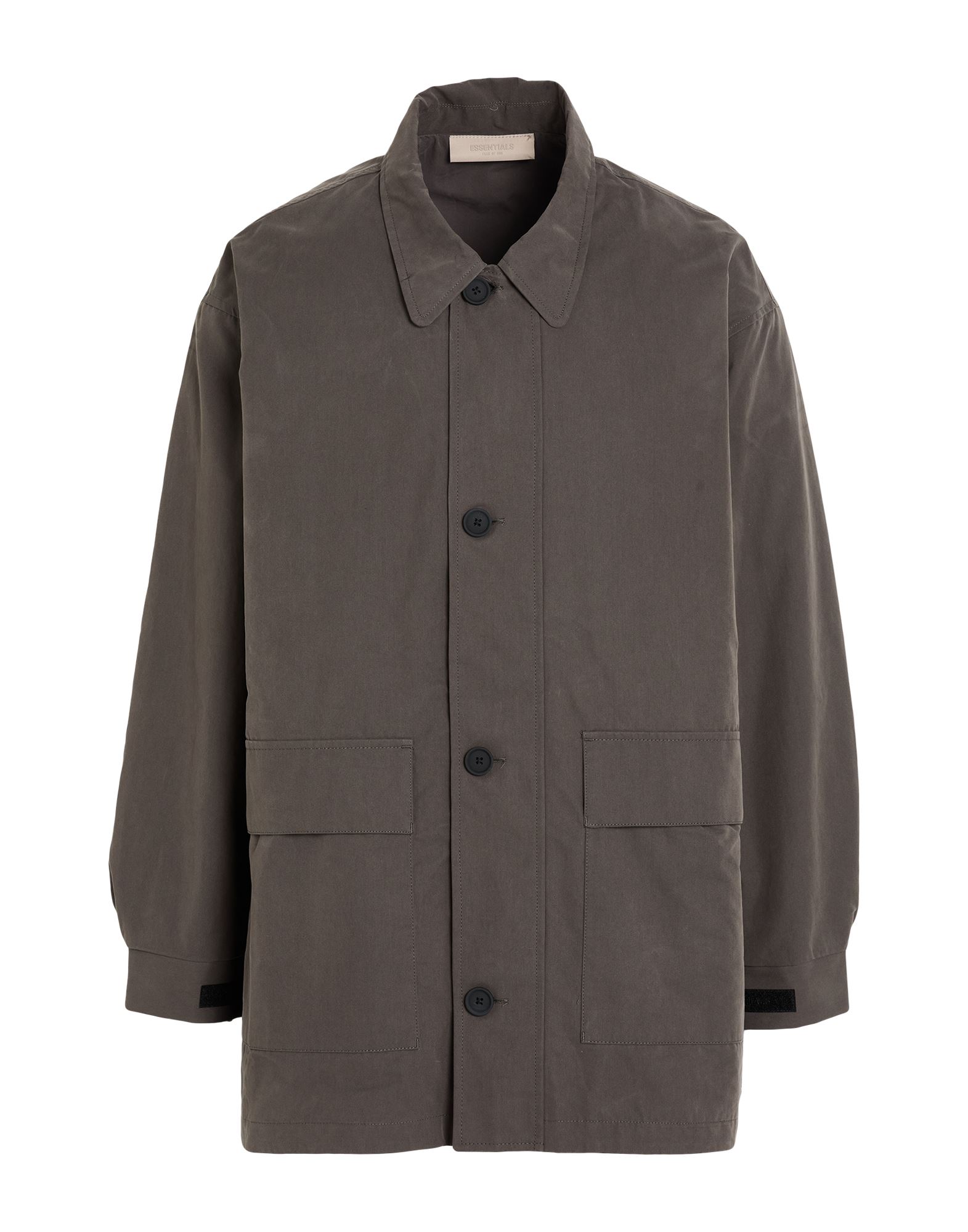 FEAR OF GOD ESSENTIALS Jacke, Mantel & Trenchcoat Herren Braungrau von FEAR OF GOD ESSENTIALS