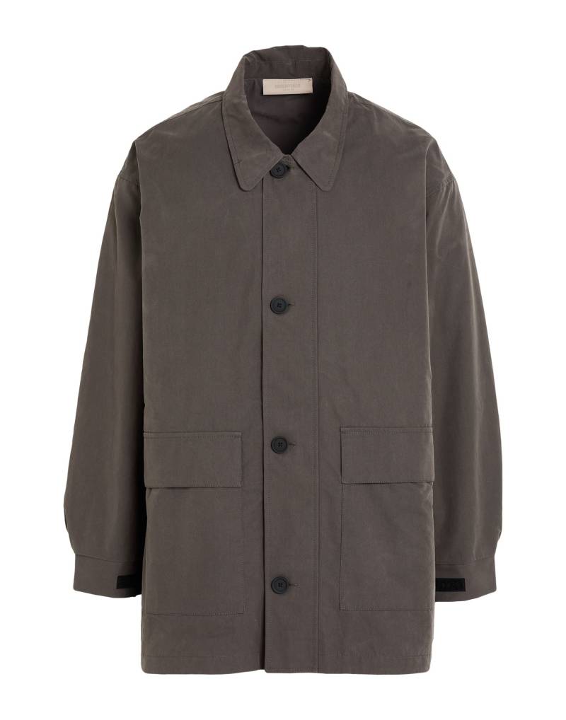 FEAR OF GOD ESSENTIALS Jacke, Mantel & Trenchcoat Herren Braungrau von FEAR OF GOD ESSENTIALS