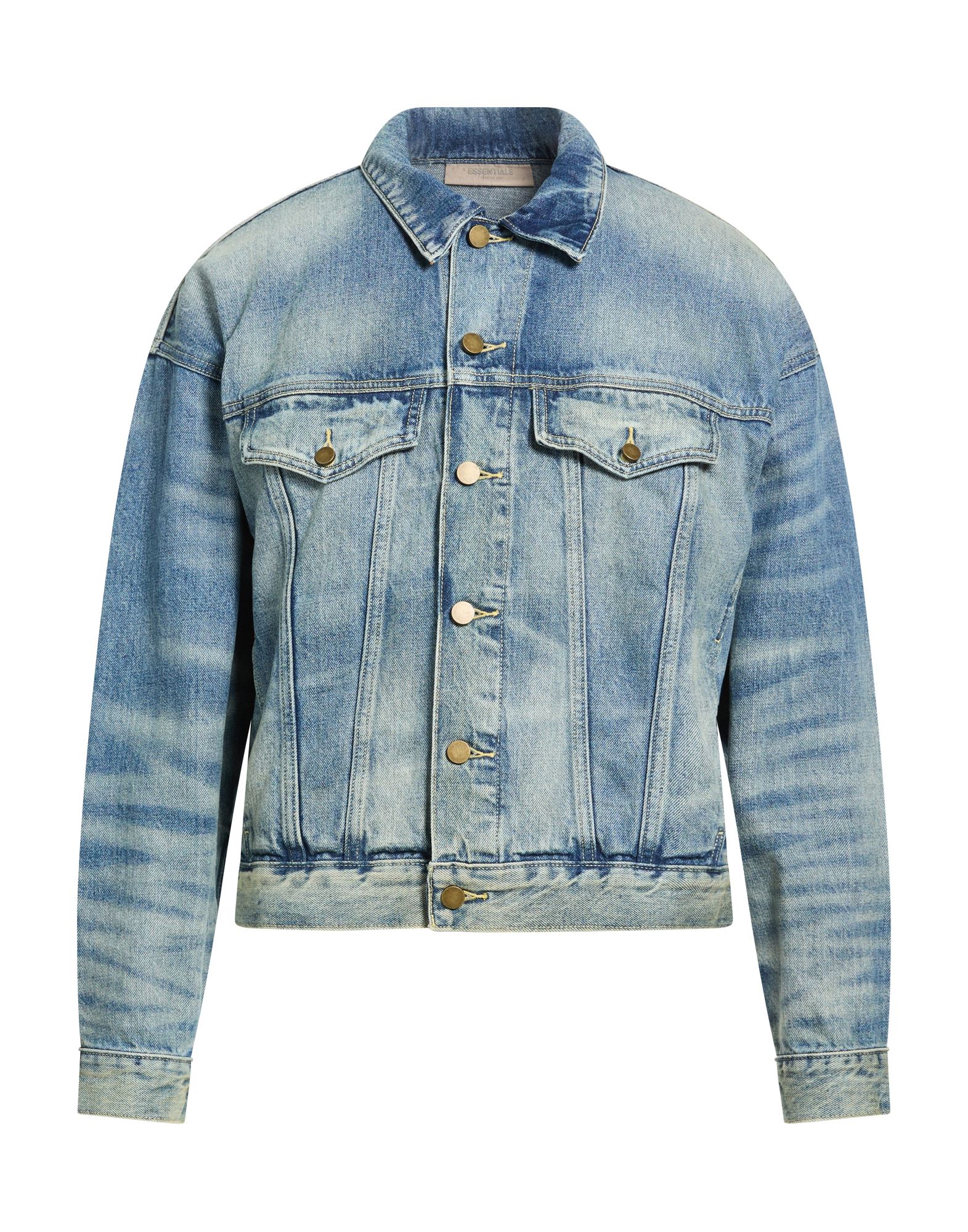 FEAR OF GOD ESSENTIALS Jeansjacke/-mantel Herren Blau von FEAR OF GOD ESSENTIALS