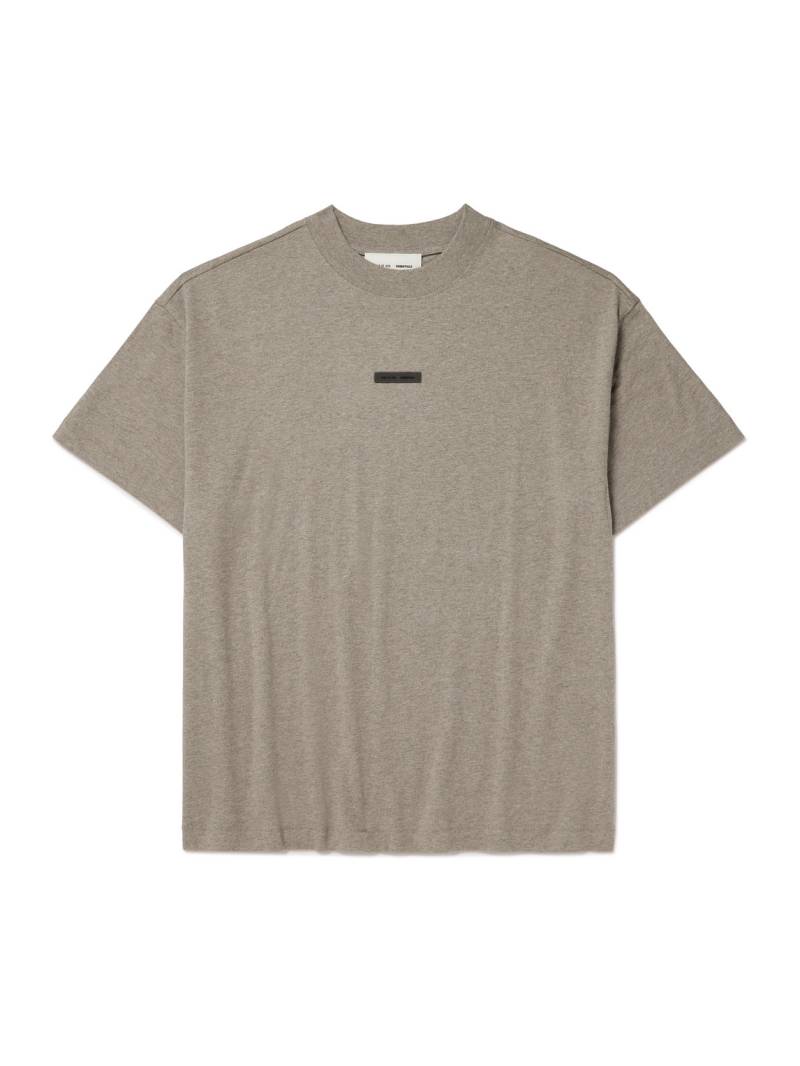 FEAR OF GOD ESSENTIALS - Logo-Appliquéd Cotton-Jersey T-Shirt - Men - Brown - XS von FEAR OF GOD ESSENTIALS