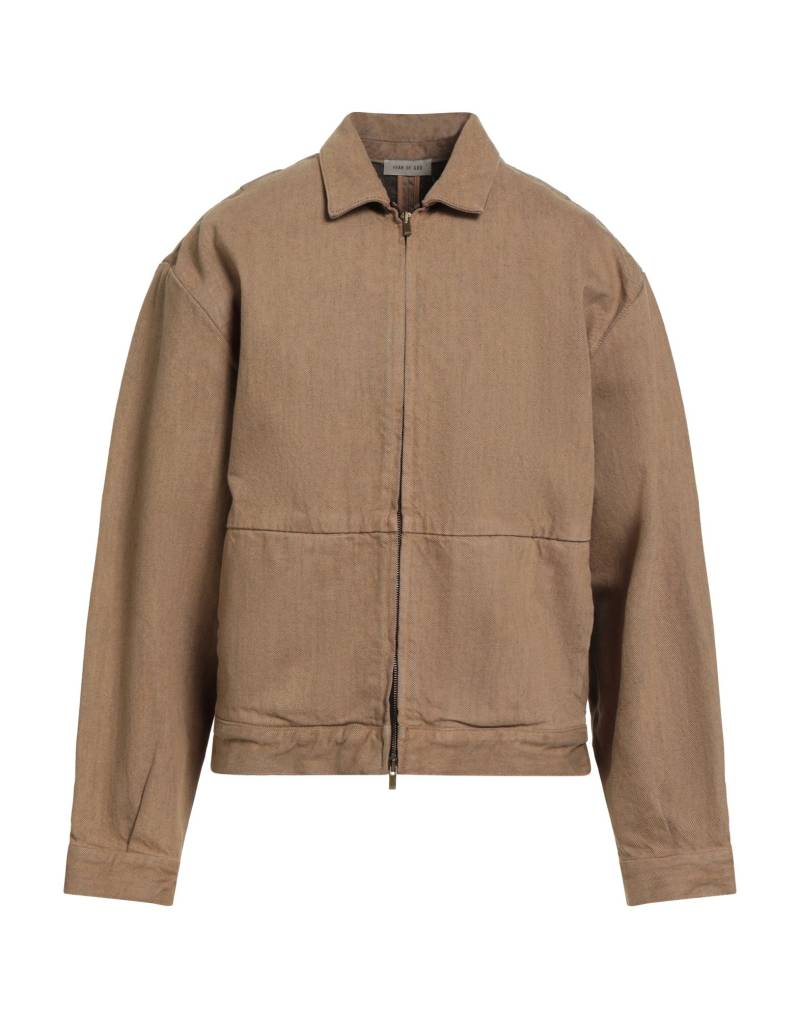 FEAR OF GOD Jeansjacke/-mantel Herren Kamel von FEAR OF GOD