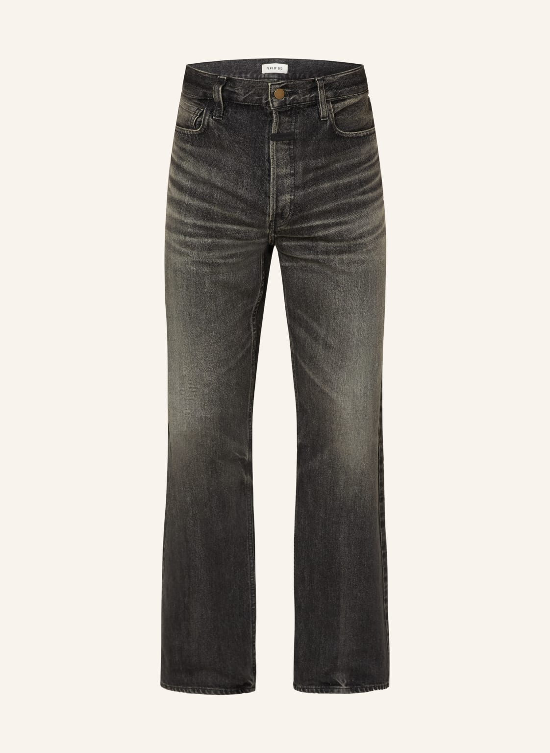 Fear Of God Jeans Straight Fit schwarz von FEAR OF GOD