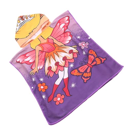 FEBE Badeponcho Kinder Fee Badetuch Mit Kapuze Bademantel für Kleinkind von FEBE