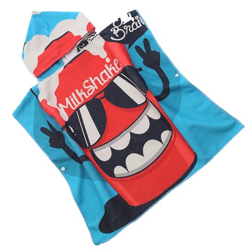 FEBE Badeponcho Kinder Milkshake Badetuch Mit Kapuze Bademantel für Kleinkind von FEBE